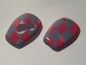 Gehäuseschalen für Dacia / Ranault 2 Tasten Schlüssel Passion Rot Sport