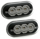 LED Seitenblinker Smoked / Schwarz / Chrom  Dacia Logan 1