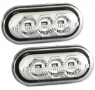 LED Seitenblinker Klarglas / Chrom  Dacia Logan 1